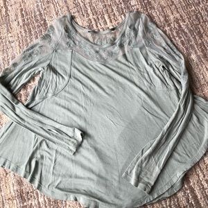 Free people embroidered long sleeve